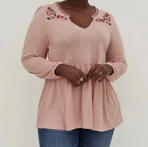 Torrid Embroidered Babydoll